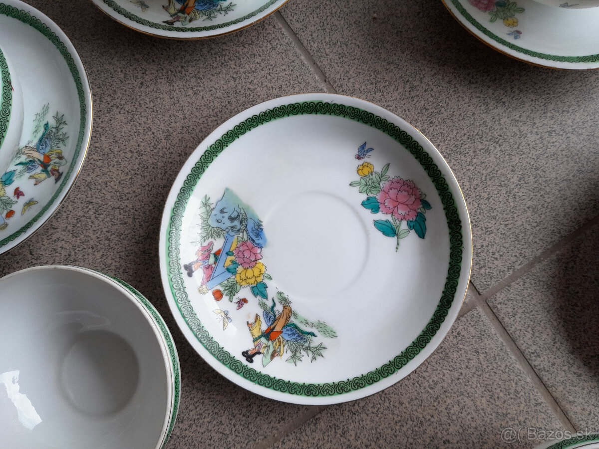 Čínsky porcelán kávová/čajová súprava - 3