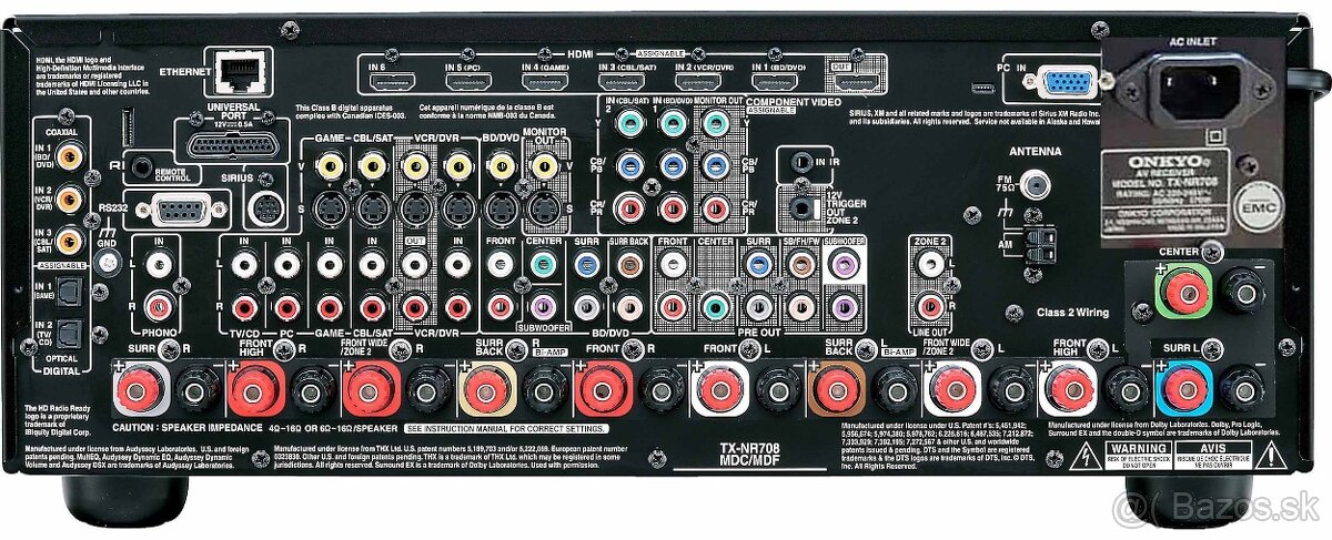 Onkyo TX-NR708, Jamo 5+0, TANNOY - 3