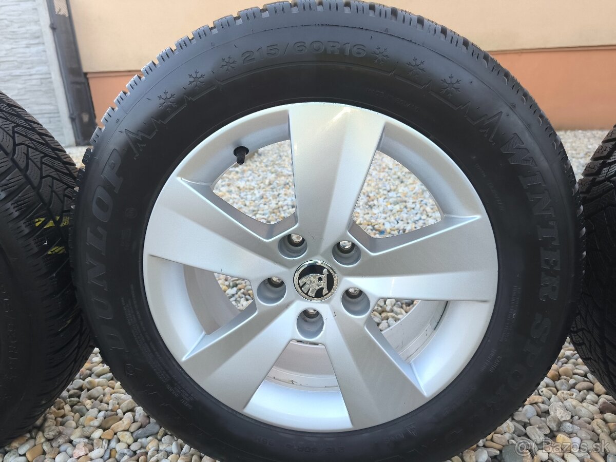 5x112 215/60 R16 Zimná sada Škoda - 3