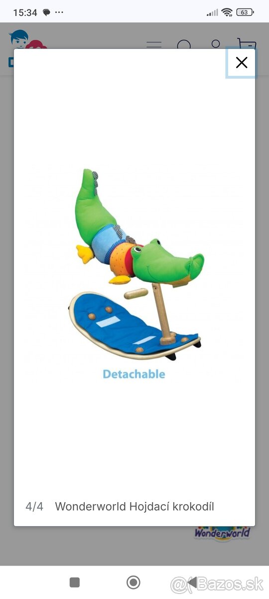 Hojdací Krokodíl Zn.Wonderworld - 3
