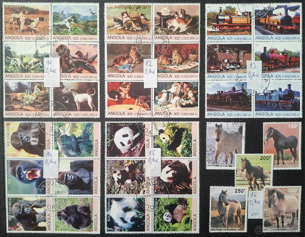 Postove znamky 5 (91poloziek) - 3