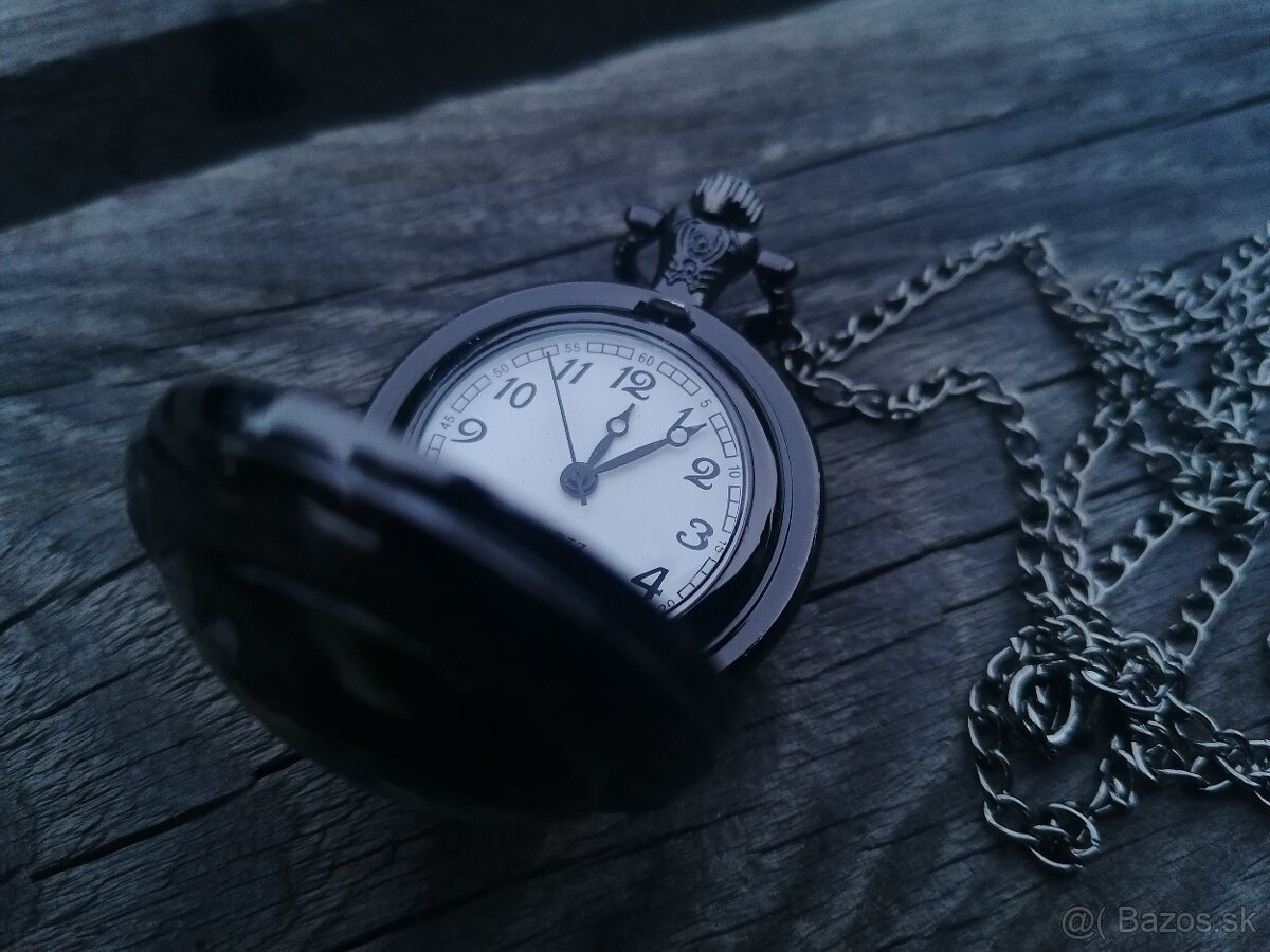 Čierny kôň vreckové hodiny - 3