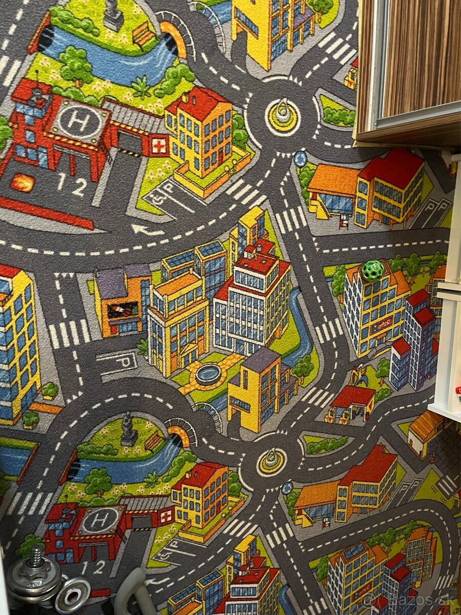 Detský koberec - mesto - 3