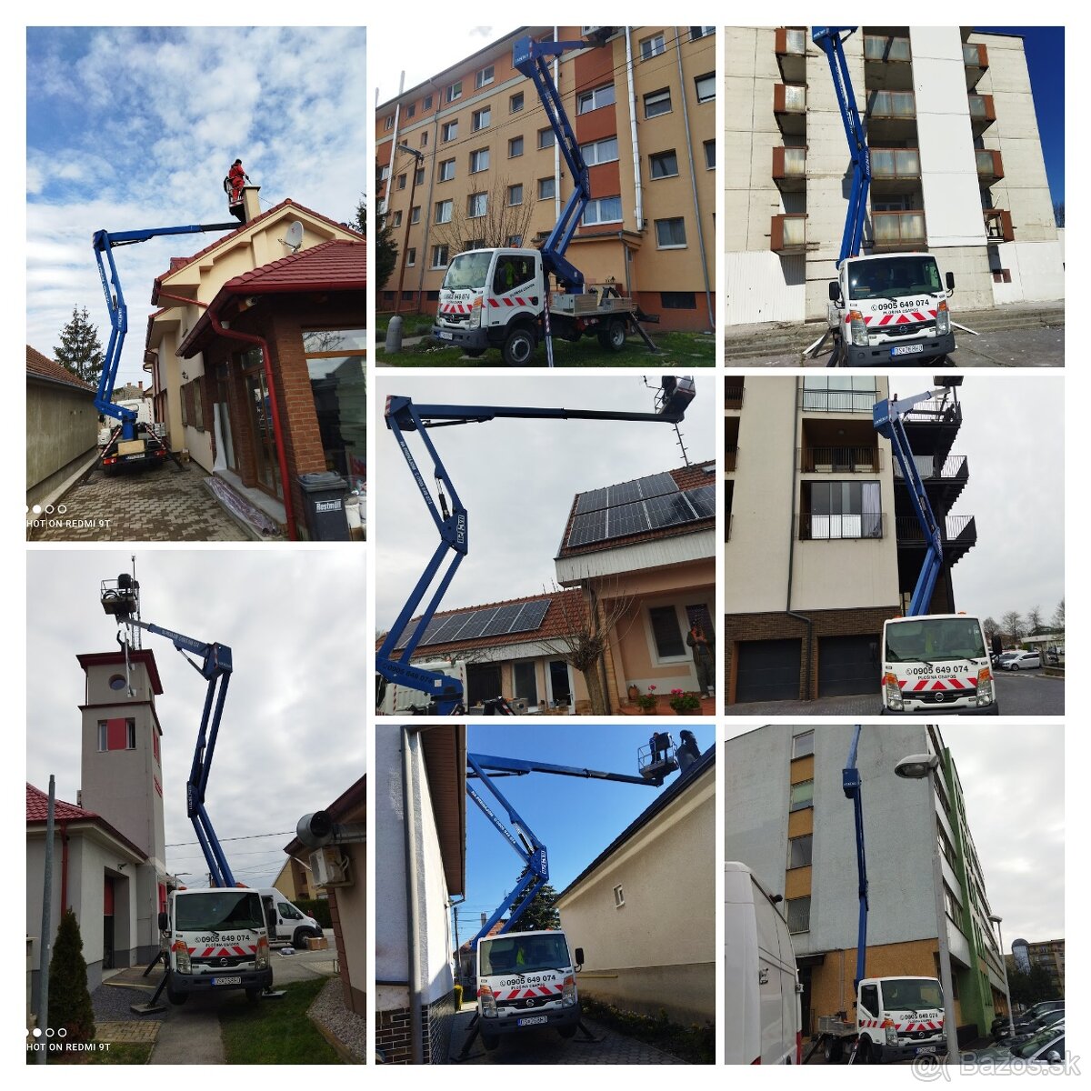 Prenájom plošiny do výšky 20m.Dunajská Streda-Gabčikovo - 3