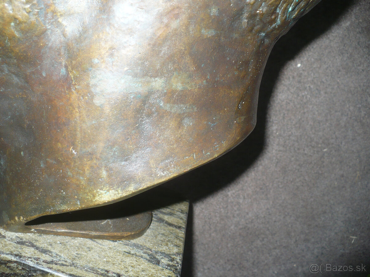 bronzová busta Gottlieb Daimler - 3