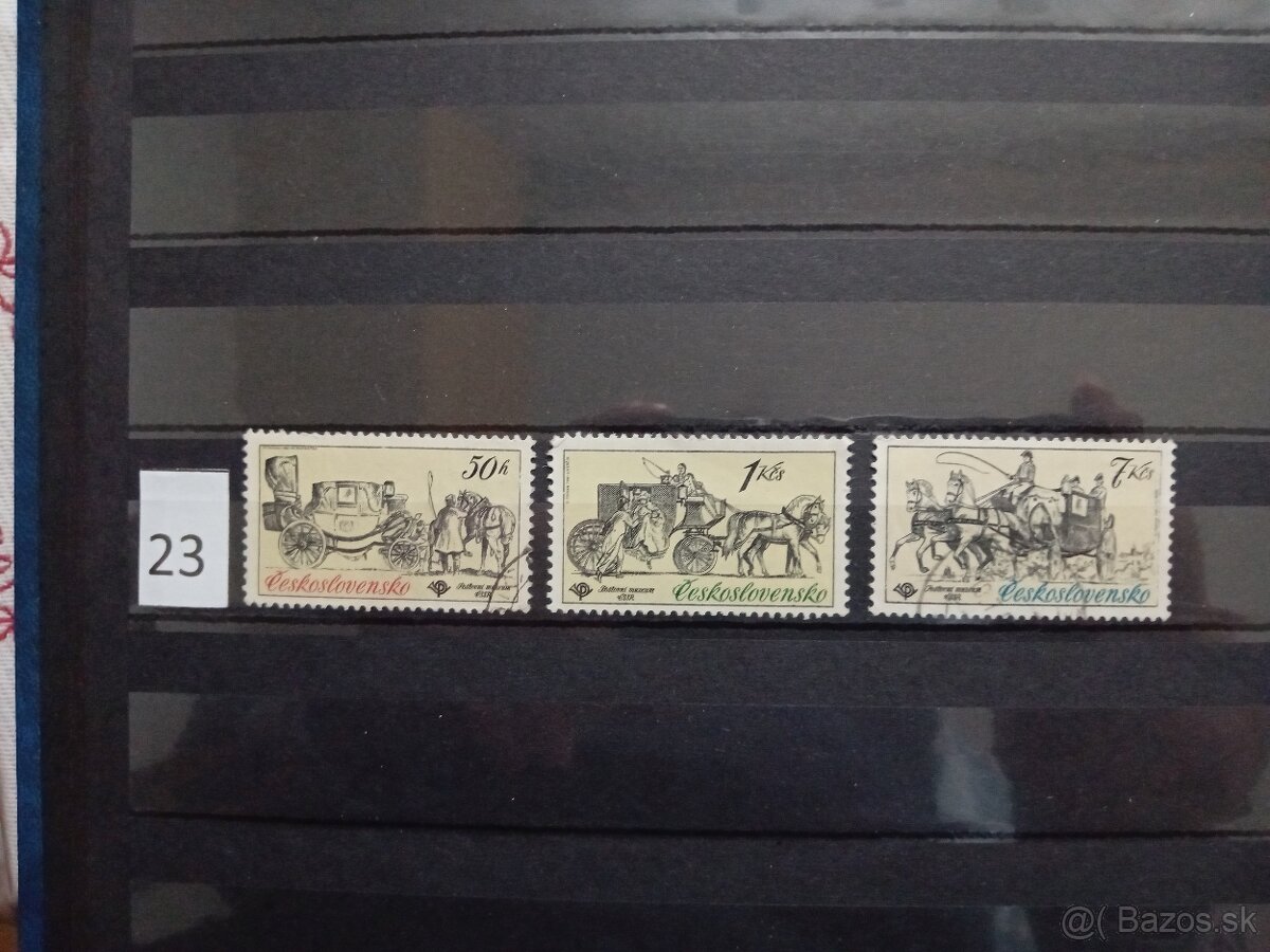 Poštové známky č.434 - ČESKOSLOVENSKO II. - 20 sérií - 3