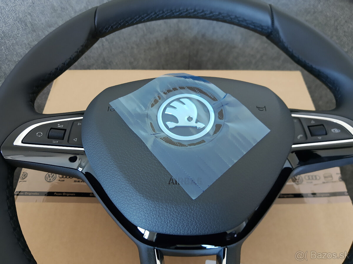 Komplet nový originálny MF volant Škoda + nový airbag - 3