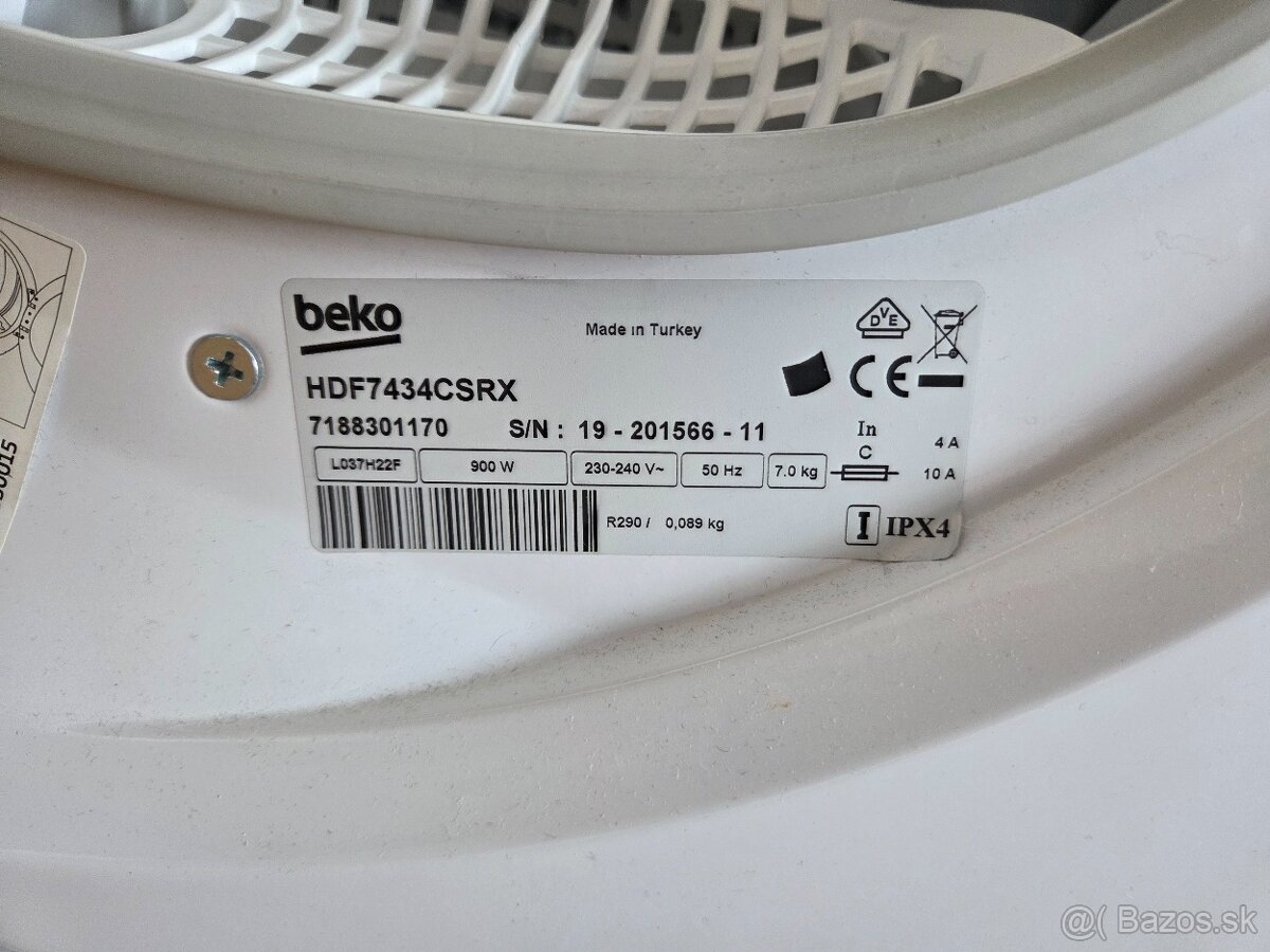 Sušička BEKO HDF7434CSRX - 3