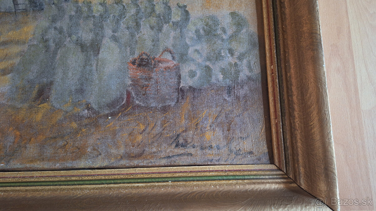 Obraz žatva - Olej plátno 80x60 - 3