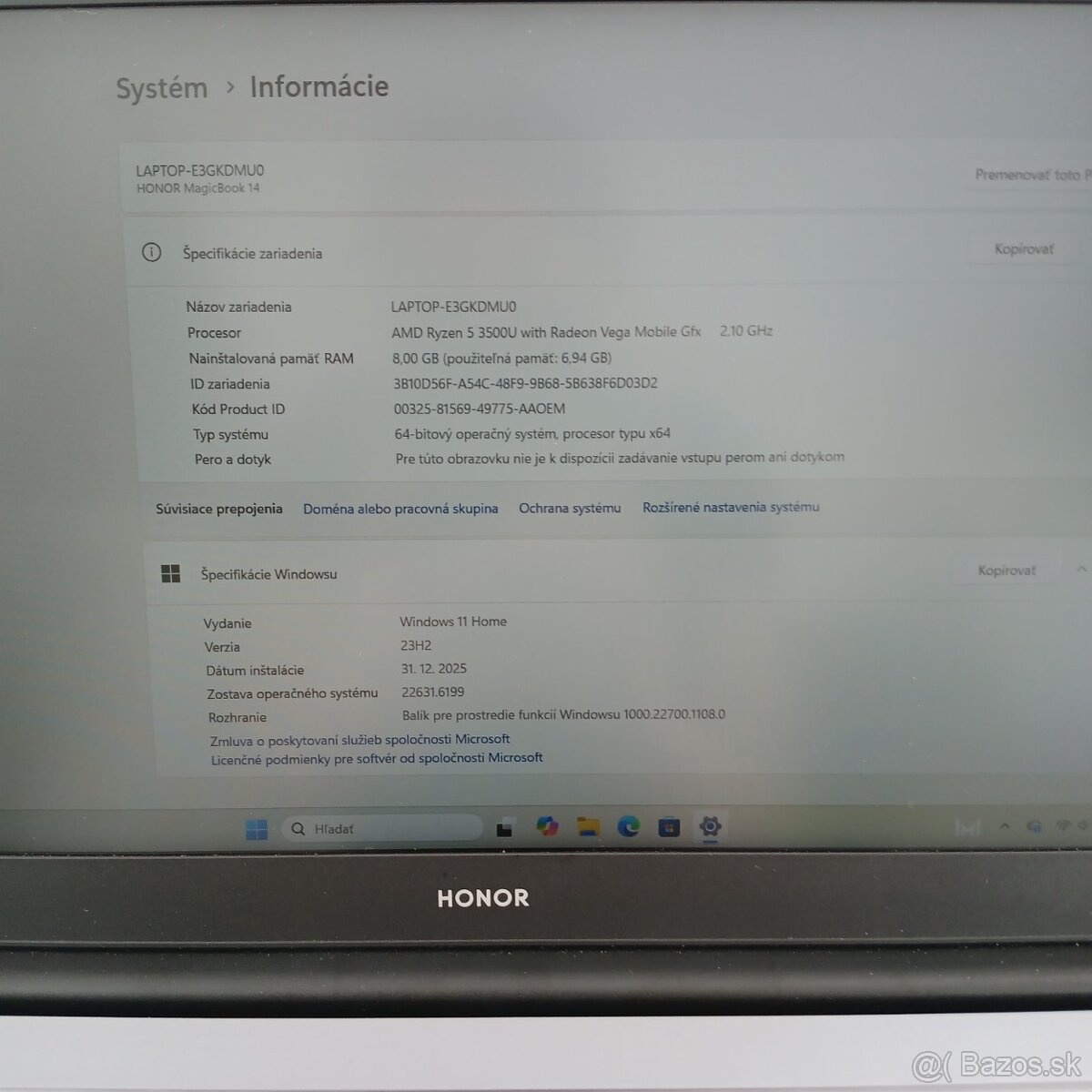 Notebook HONOR MagicBook 14 - 3