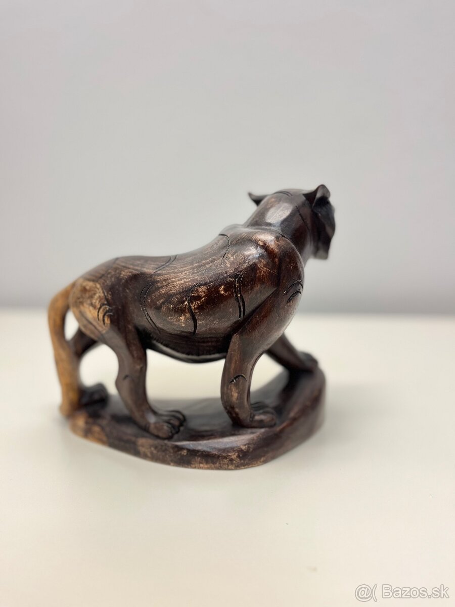 Drevený Tiger 22x17x8cm - 3