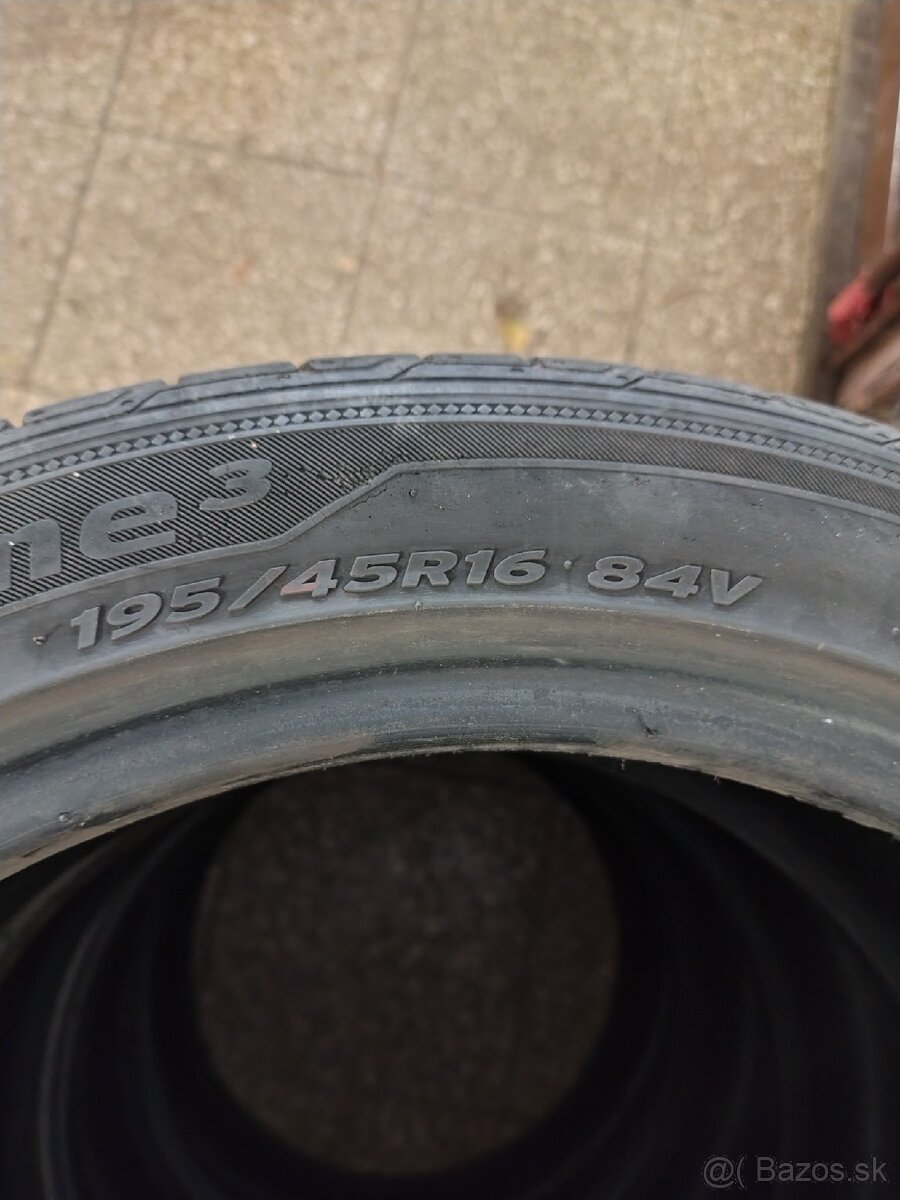 Hankook 195 45 R16 letné - 3