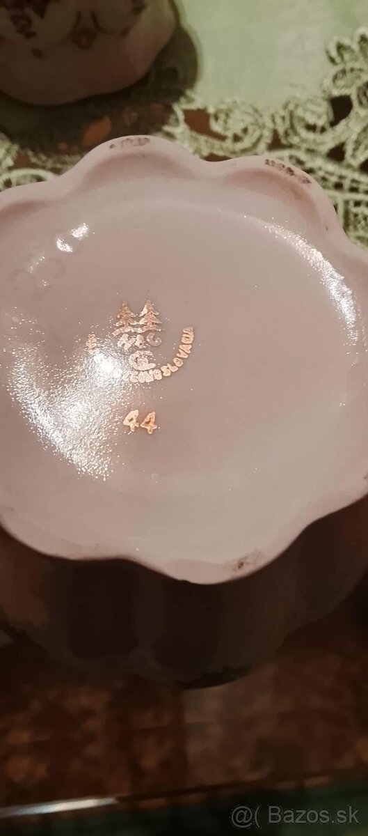 Predám Československý ružový porcelán - 3