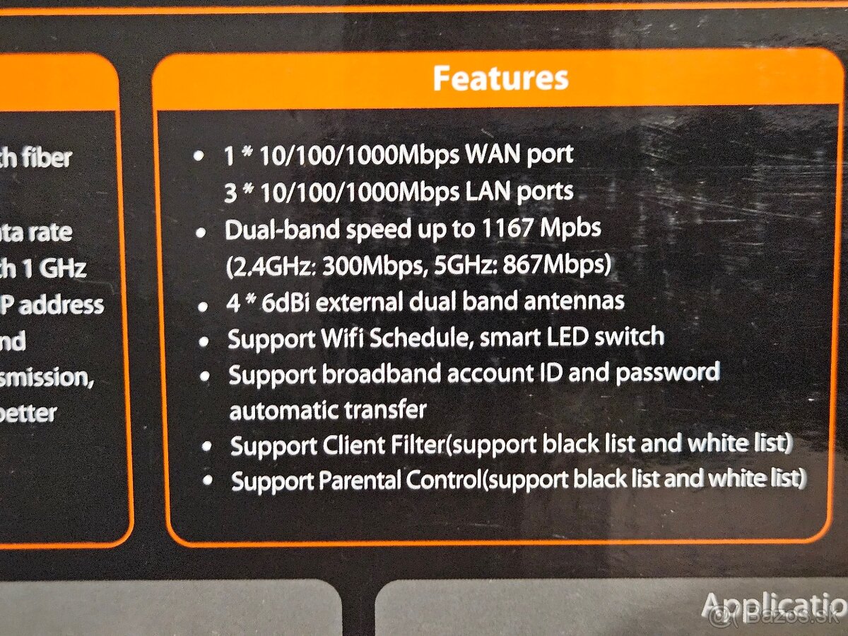 WIFI router Tenda AC8 NOVÝ - 3