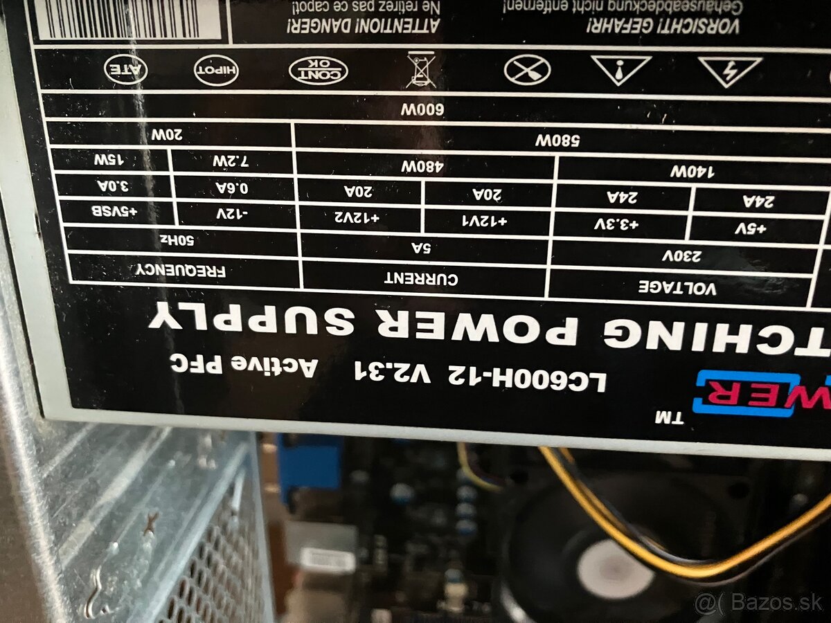 Predám PC – AMD A6-3650 + HD 4670 - 3
