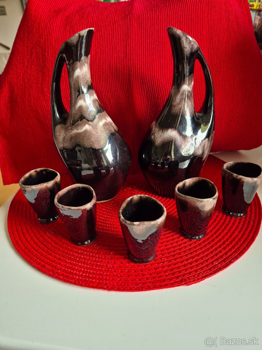 Predám bulharskú keramiku na rakiju, ouzo,likér. - 3