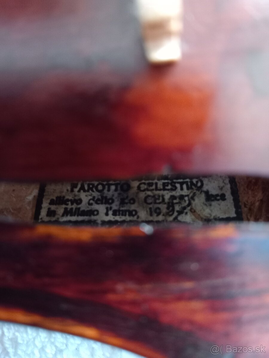 Predám ,staré husle s vybavou,4/4 - 3