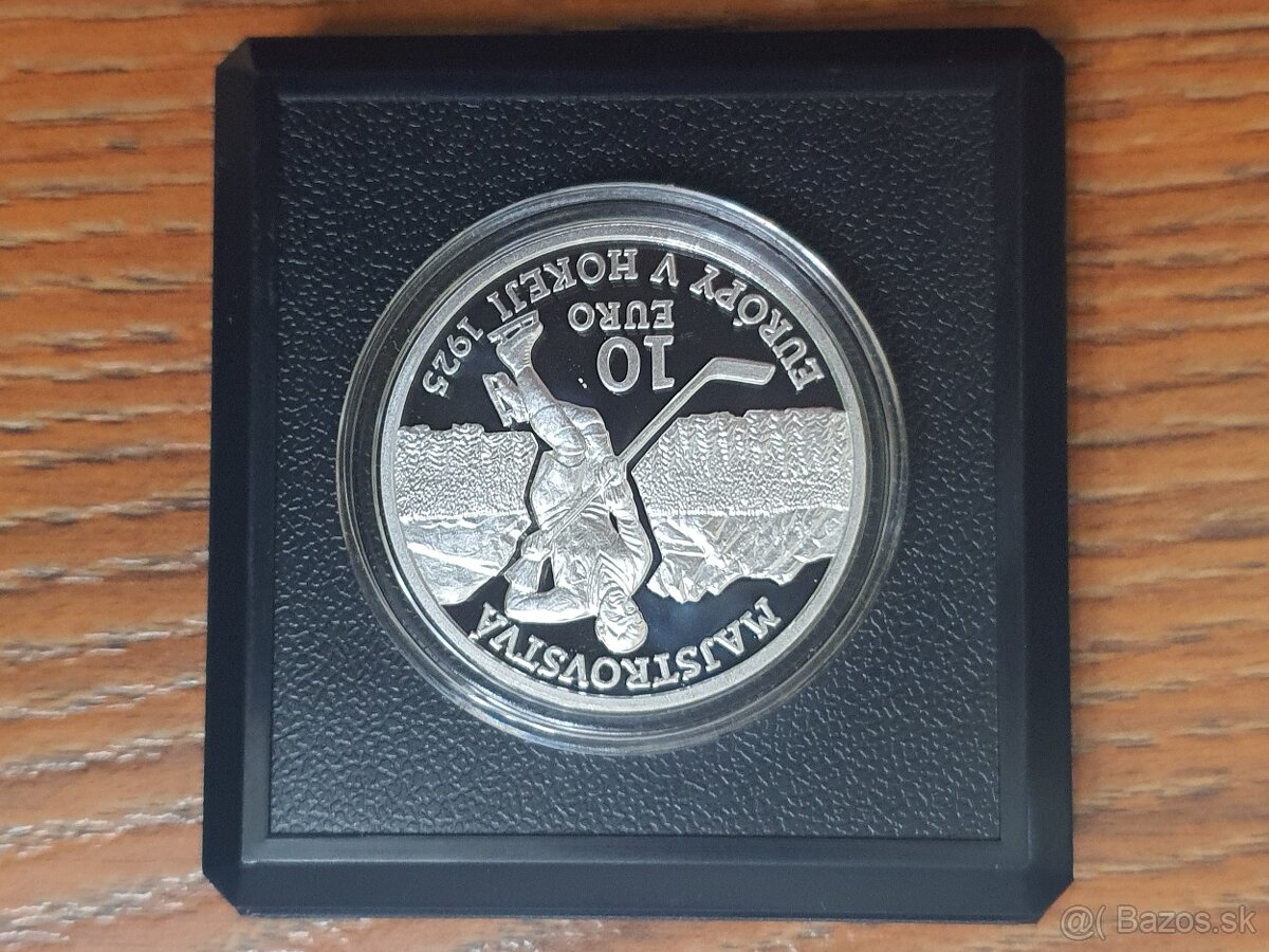 10 Euro 2025 - ME v Hokeji - v proof+ bk + pamätný list - 3