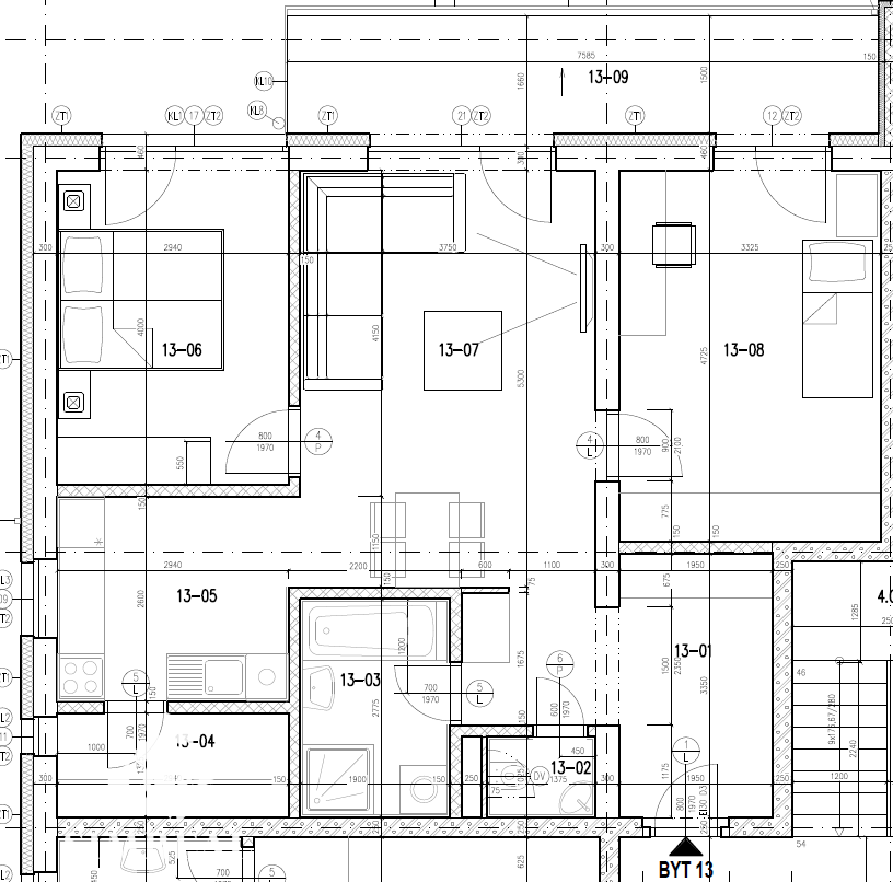3 izbový byt Prievidza - Riverside C 3.poschodie - 3