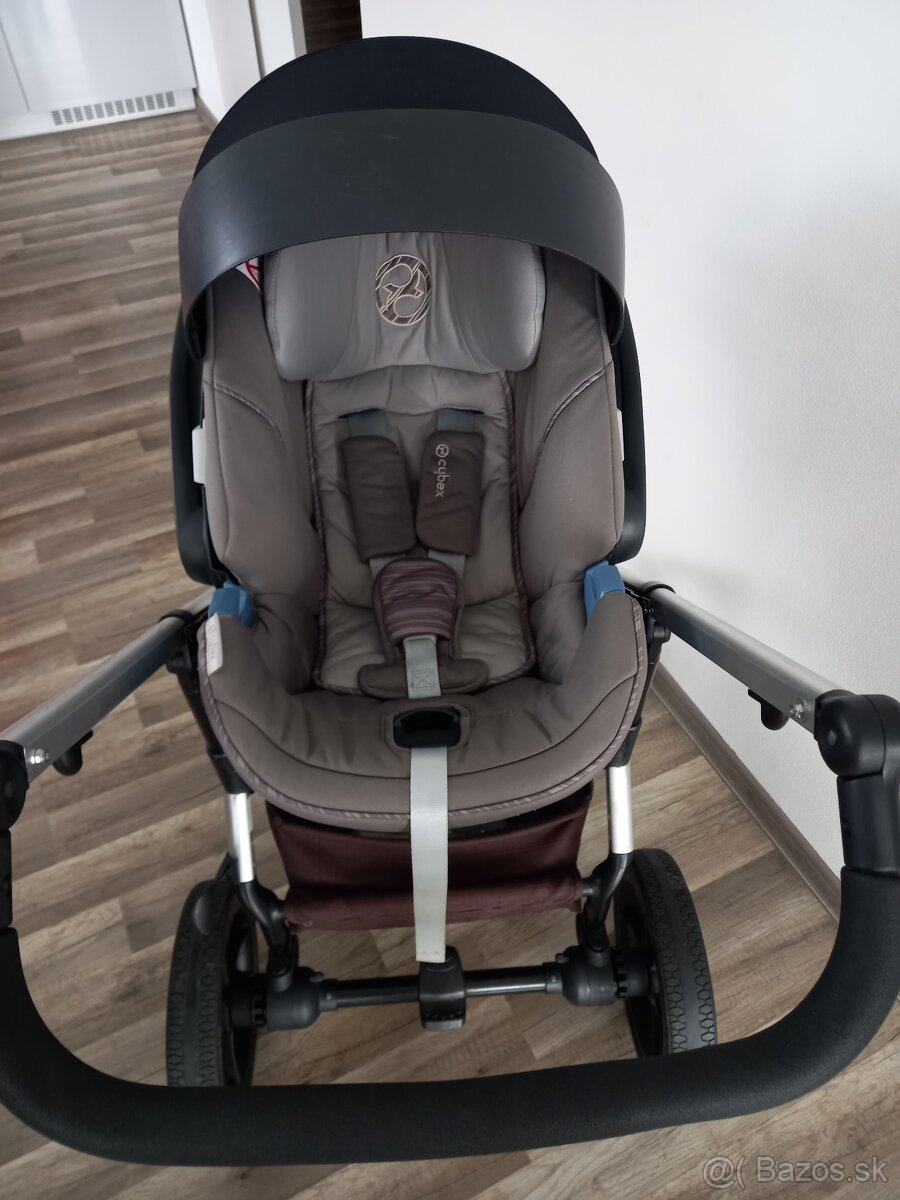 Trojkombinacia kociar Moon Novua2019,vajicko Cybex+adapter - 3