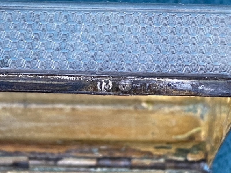 Strieborná gravírovaná krabička v Rokoko štýle 13lot - 3