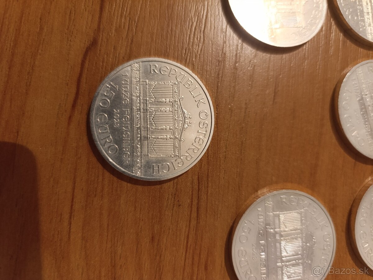 Investične mince striebro wienerphilharmony - 3