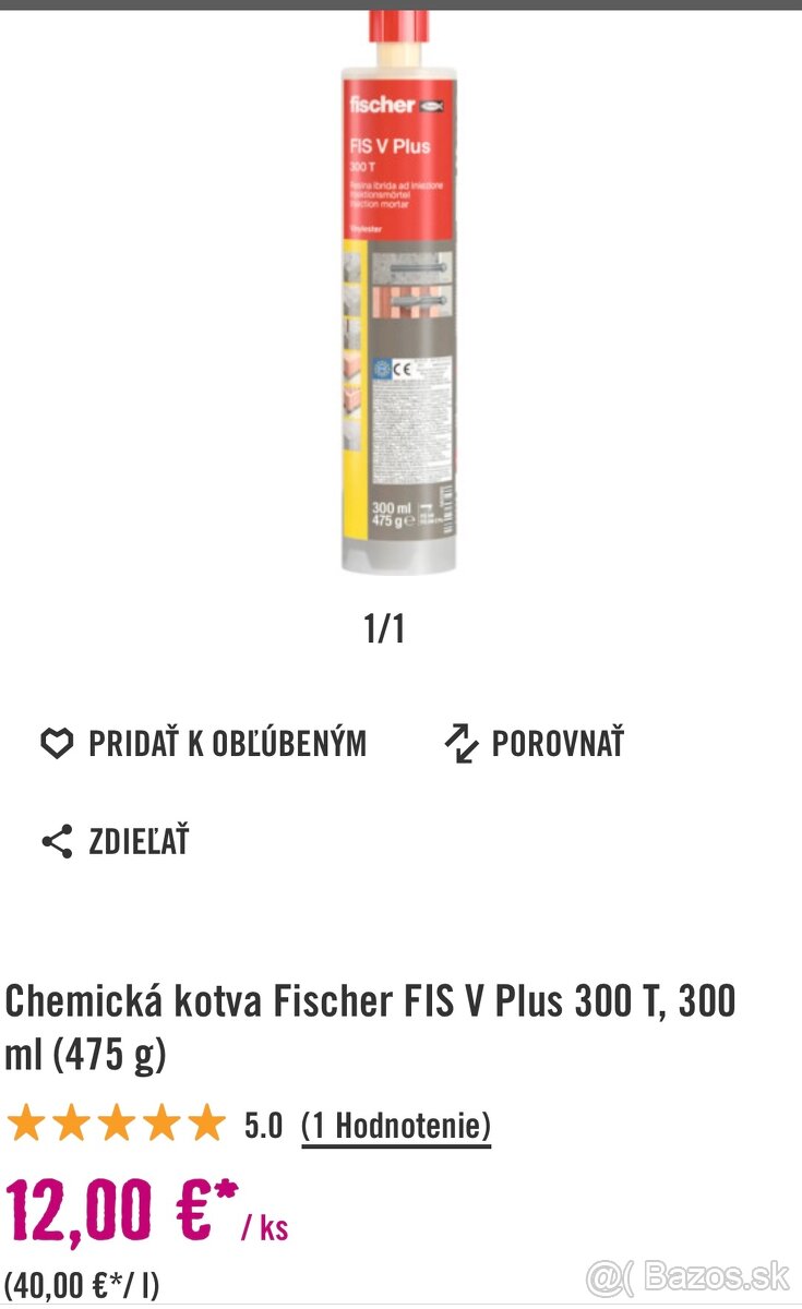 Chemické kotvy Fischer - 3