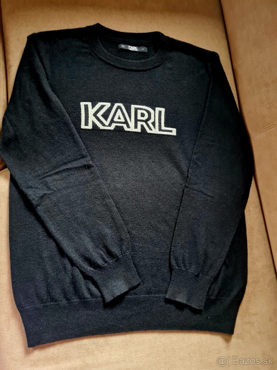 Čierny pulóver Karl Lagerfeld - 3