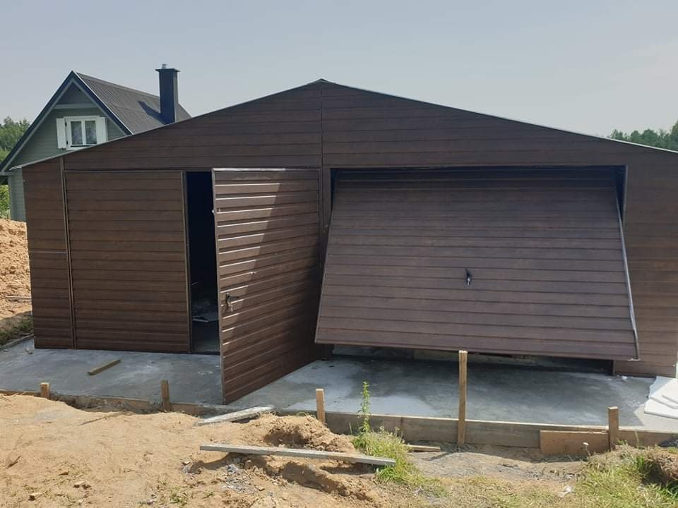 Plechová garáž 7x5 m - 3