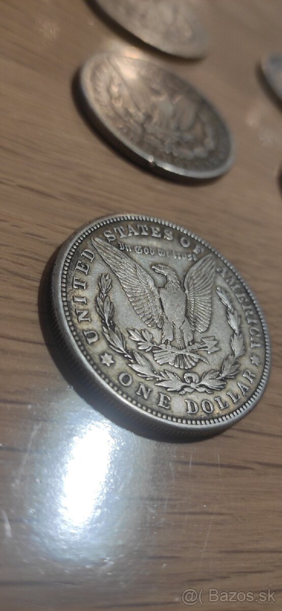 Predám strieborné mince Morgan Silver Dollar - 3