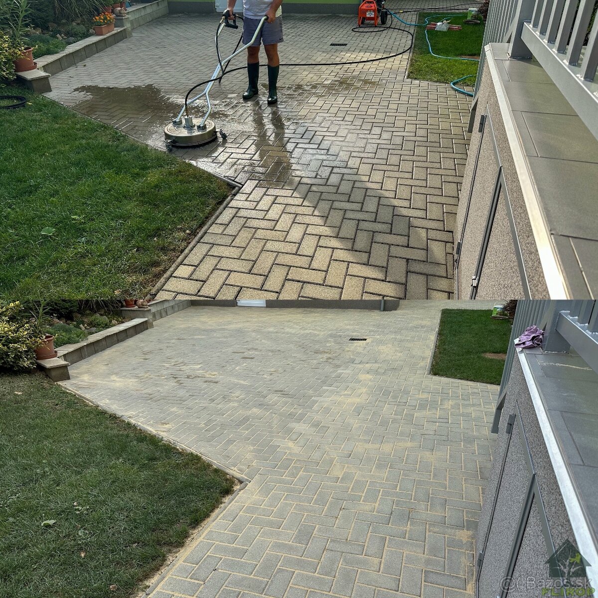 Čistenie zámkovej dlažby a povrchov - 3