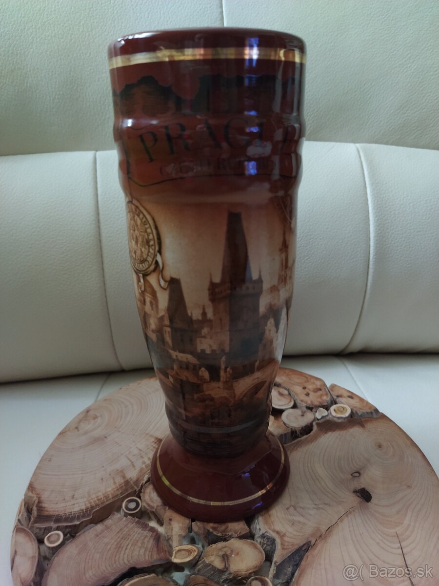 NOVÝ pivný pohár na pivo 0,5L Praha (osobný odber) - 3