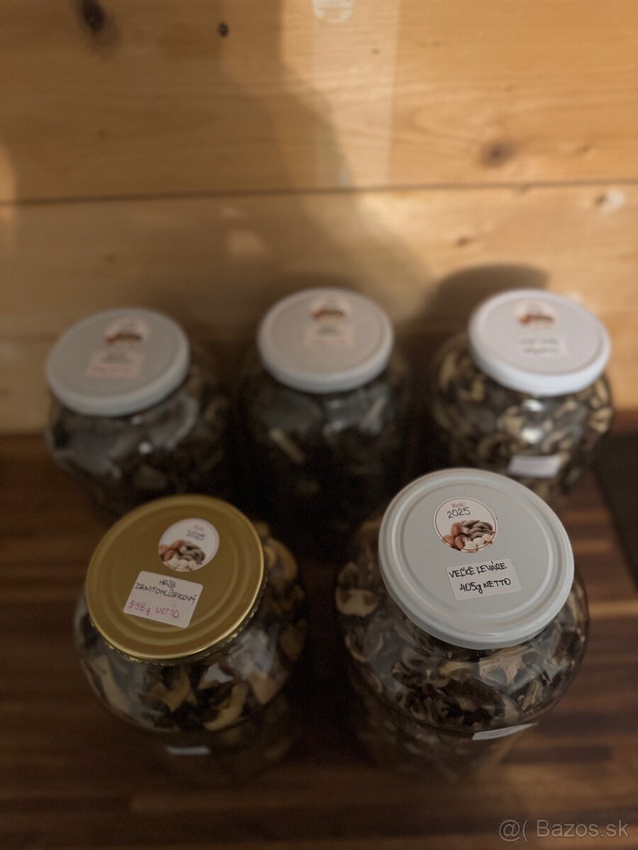 sušené hríby / huby , Suchohríb hnedý a Kozák Topoľový - 3