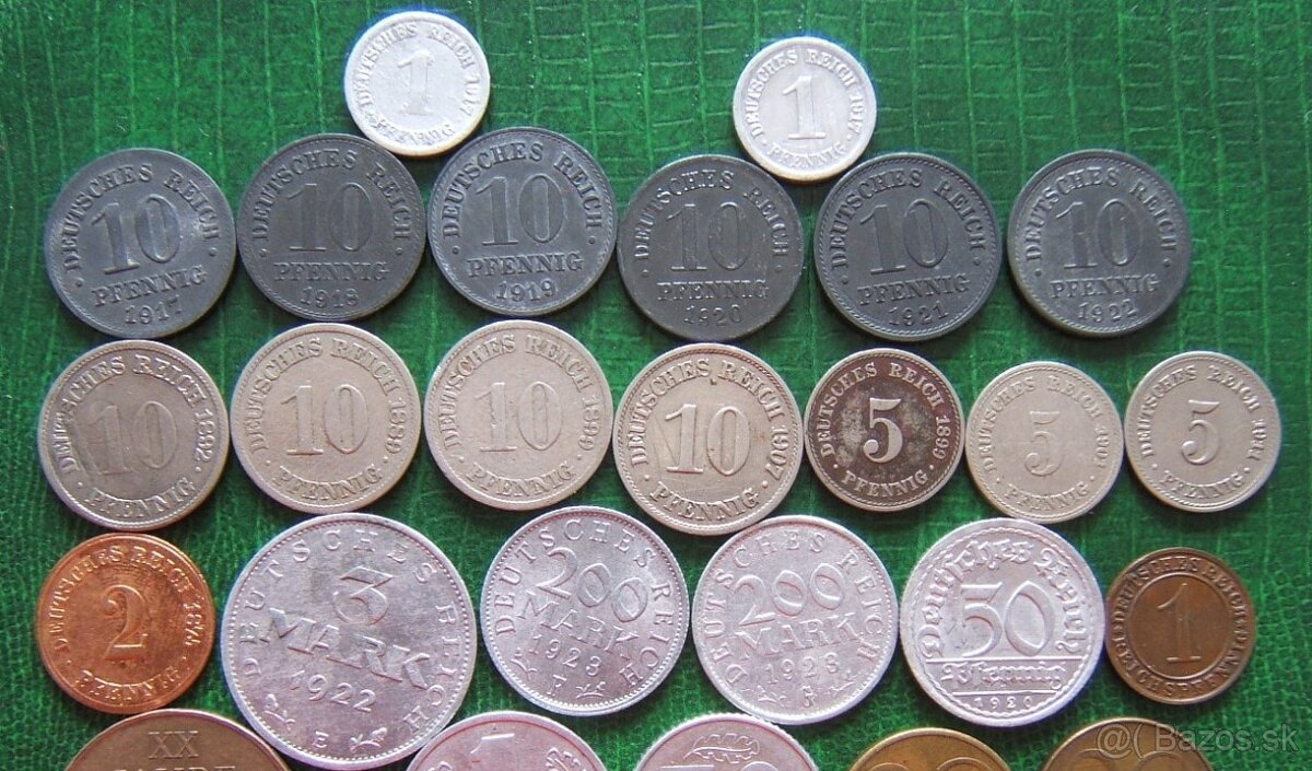 mince nemecko československo SR 1942 - 3