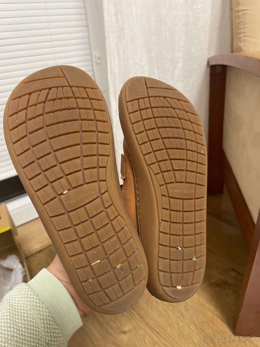 Kožené barefoot mokasíny veľ. 32 - 3
