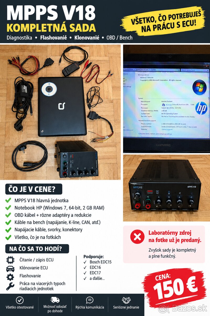 MPPS V18 komplet sada + notebook - 3