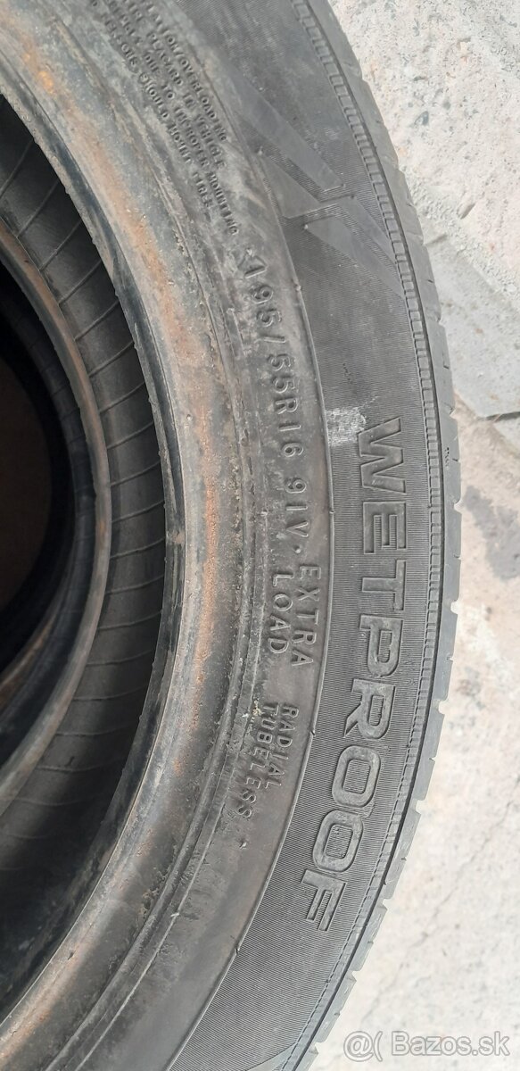 Nokian 195/55r16 letne - 3