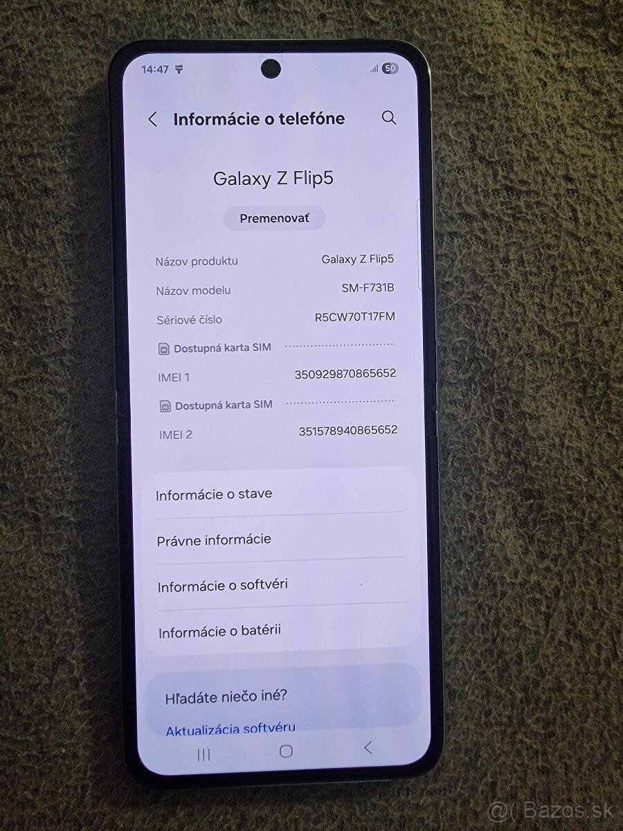 Samsung Galaxy Flip5 5G, 8GB/256 - 3