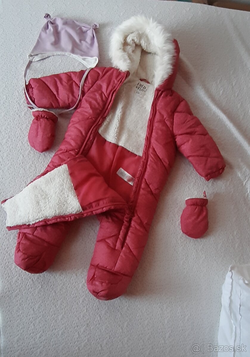 Zimná kombinéza / overal 6 - 9 m - 3