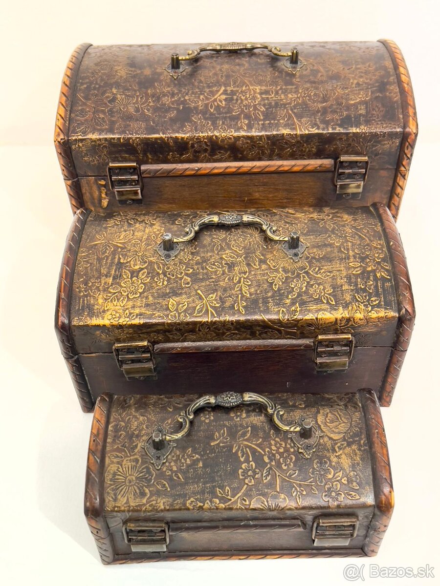 Drevene kufríky - 3