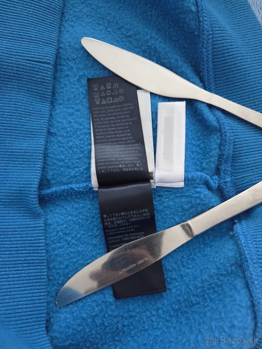 Mikina Tommy Hilfiger modrá - 3