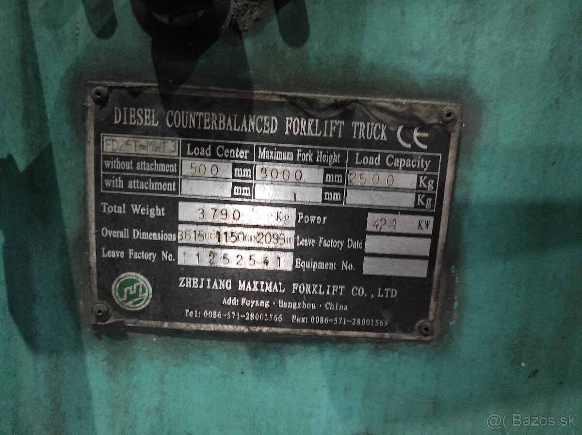 VZV MAXIMAL FD25T-MWF3 - 3