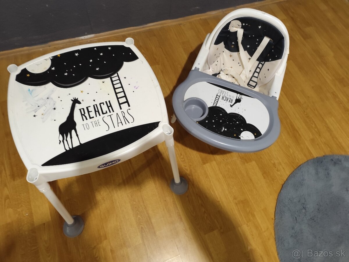 Detska jedálenská stolička 3v1 - 3