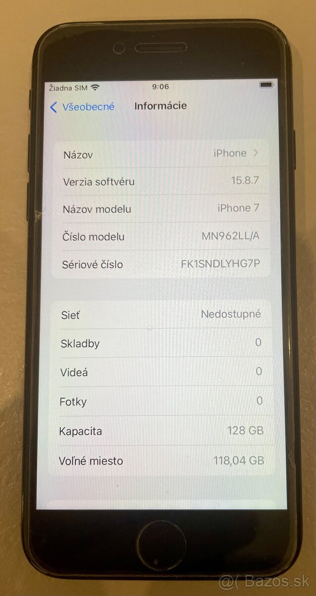 iPhone 7 - 128GB batéria 100% - 3