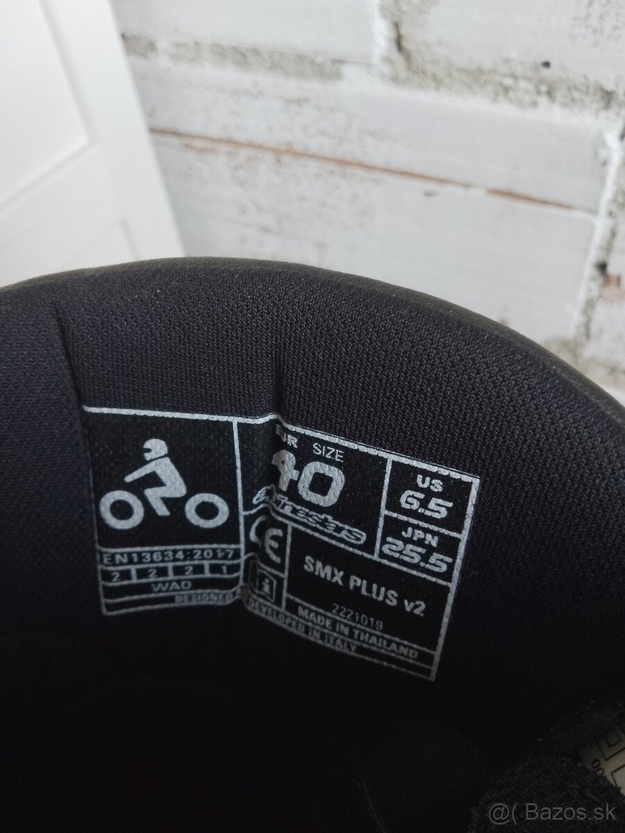 velkost 40 ALPINESTARS SMX Plus V2 - 3