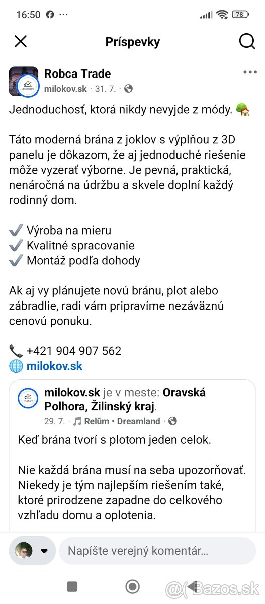 Zábradlia brány a ploty - 3