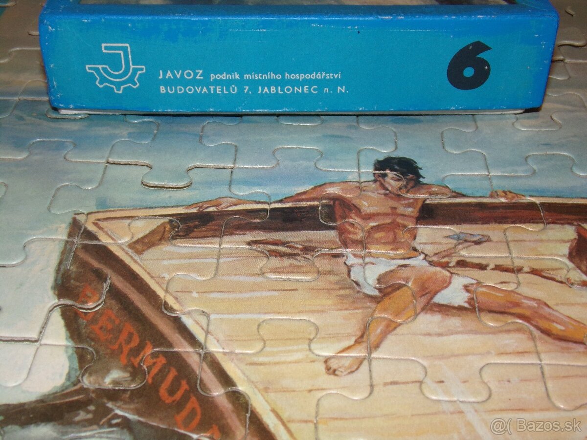 Retro obrázková skladačka (Puzzle) - zbierková 1981 - 3