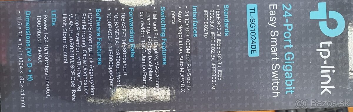 SMART switch tp-link TL-SG1024DE - 3