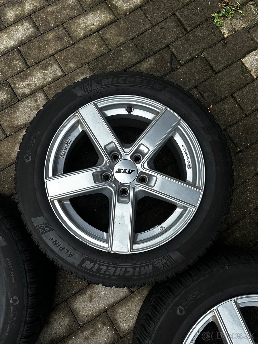 Predám elektrony ats 5x112 + zimné pneu Michelin 205/55 r16 - 3