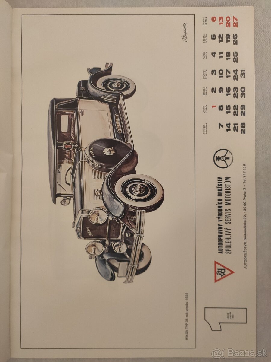 Predam zberatelske kalendare, kalendariky a vlajocky - 3